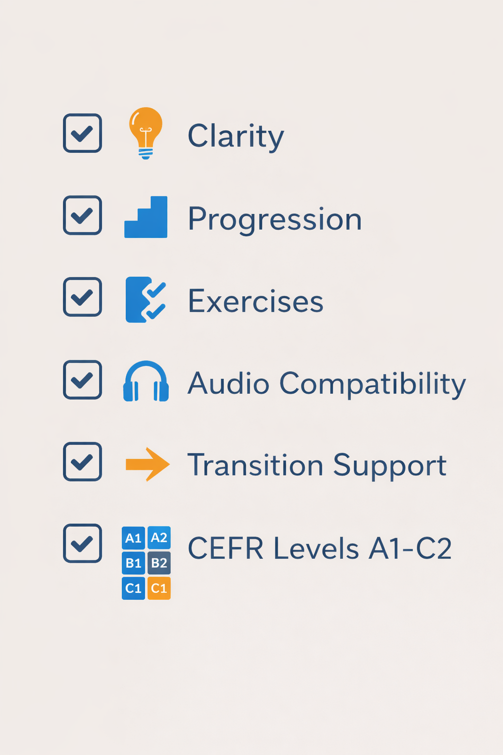 Criteria for Spanish Books Criteria for Spanish Books